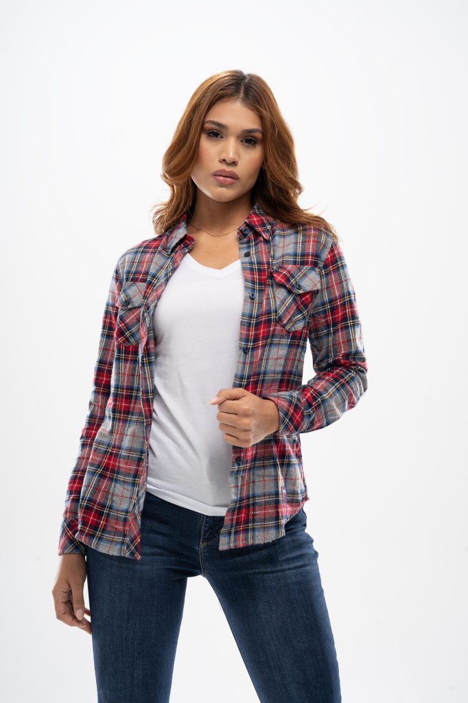 Camisa Leñadora Hurlintong Para Dama