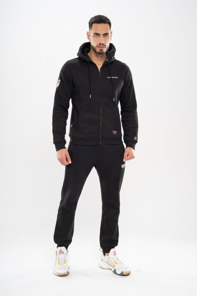 Chaqueta Hurlintong Tipo Hoodie Para Hombre En Algodón