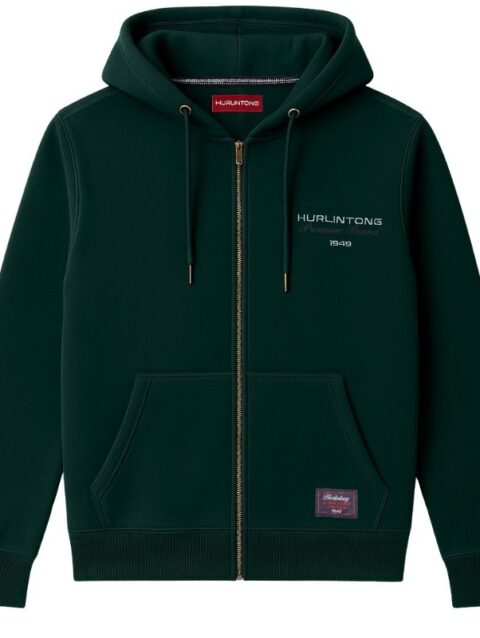 Chaqueta Hurlintong Tipo Hoodie Para Hombre En algodon