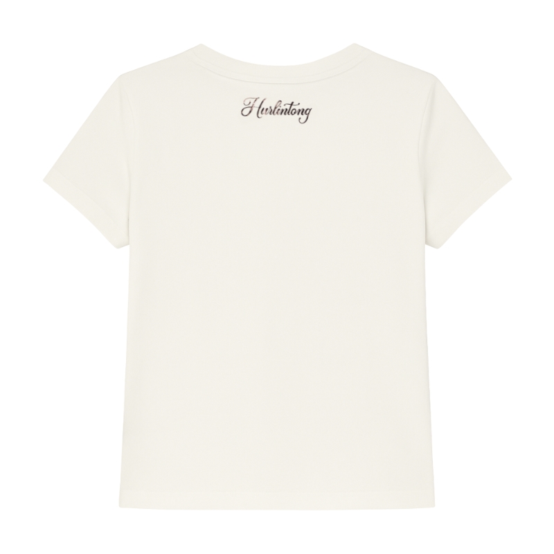 Camiseta Hurlintong Cuello Redondo Para Mujer - Imagen 3