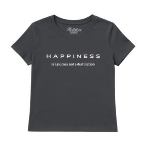 Camiseta Hurlintong Cuello Redondo Para Mujer