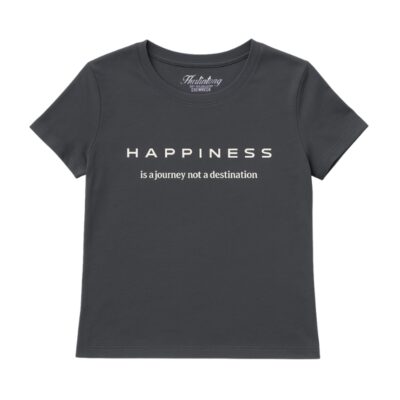 Camiseta Hurlintong Cuello Redondo Para Mujer