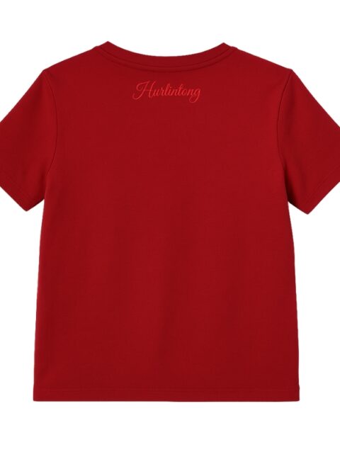 Camiseta Hurlintong Cuello Redondo Para Mujer