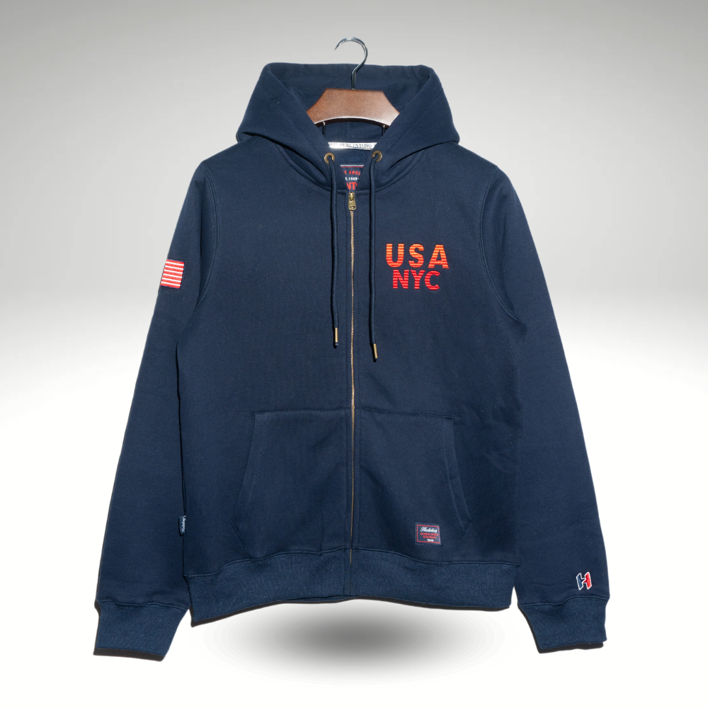 Chaqueta Hurlintong Tipo Hoodie Para Hombre En algodon