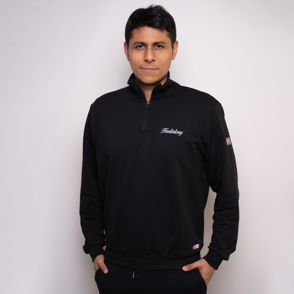 Buzo Hurlintong Media Cremallera Para Hombre En algodon