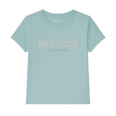 Camiseta Hurlintong Cuello Redondo Para Mujer