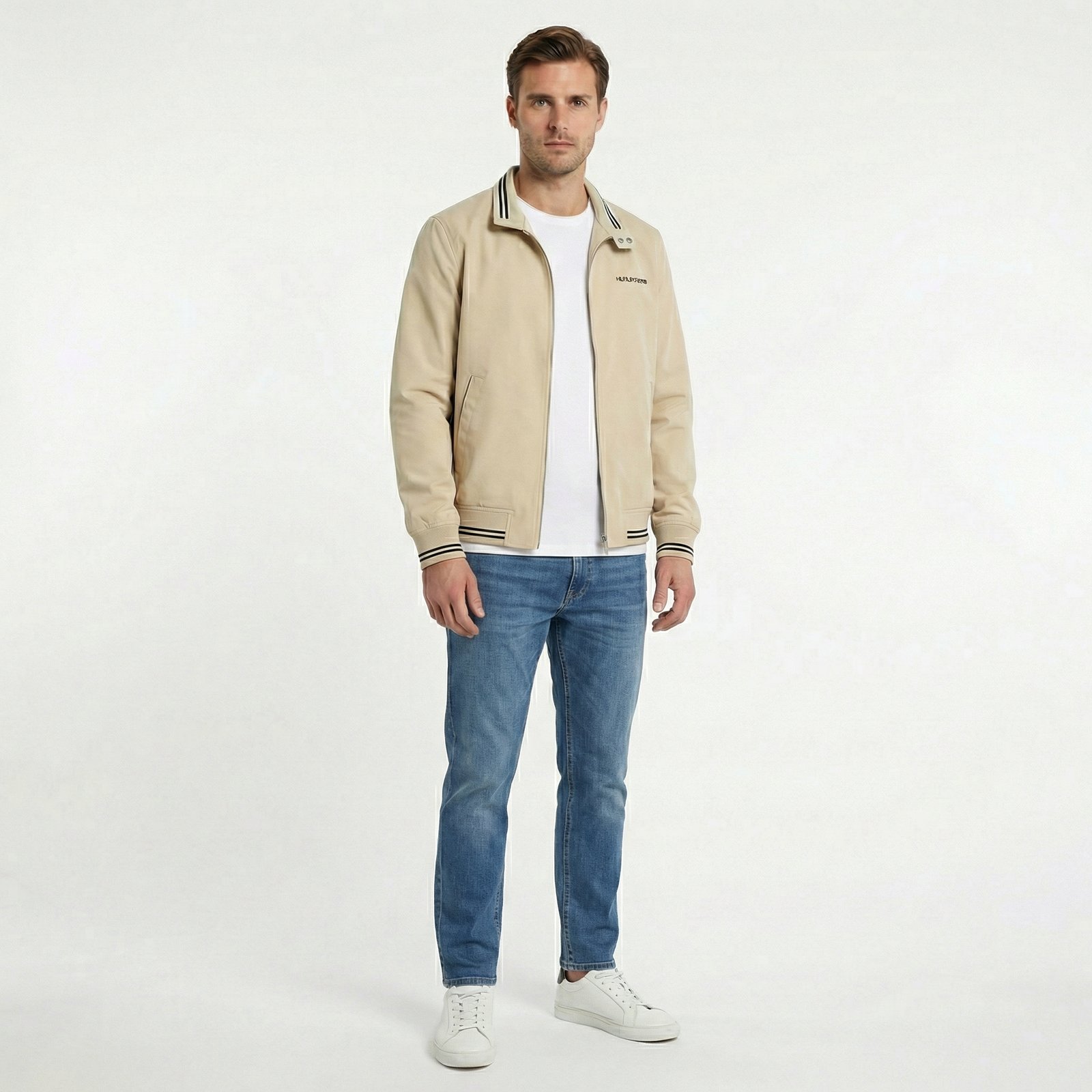 Chaqueta Harrintong Para Hombre