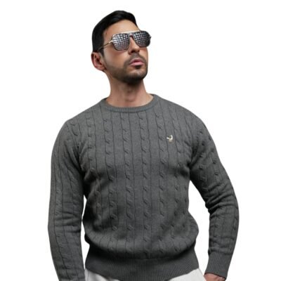 Buzo De Hilo Hurlintong Cuello Redondo Para Hombre