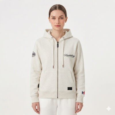 Chaqueta Hurlintong De Algodon Para Mujer