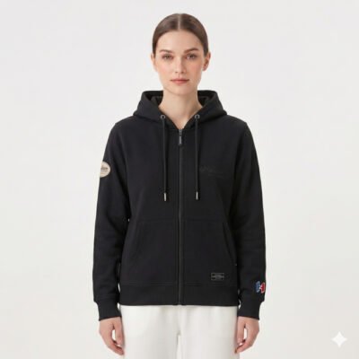 Chaqueta Hurlintong De Algodon Para Mujer