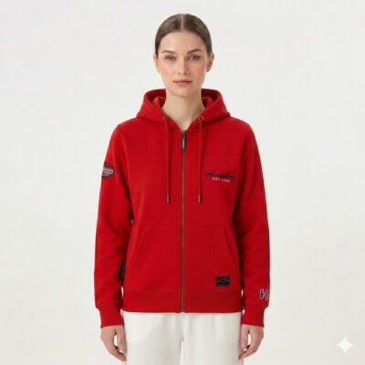 Chaqueta Hurlintong De Algodon Para Mujer