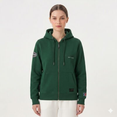 Chaqueta Hurlintong De Algodon Para Mujer