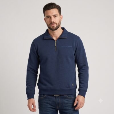Buzo En Algodon Media Cremallera Hurlintong Para Hombre