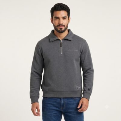 Buzo En Algodon Media Cremallera Hurlintong Para Hombre