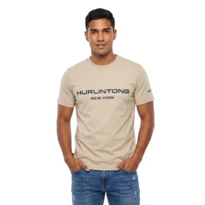 Camiseta Cuello Redondo Hurlintong Para Hombre