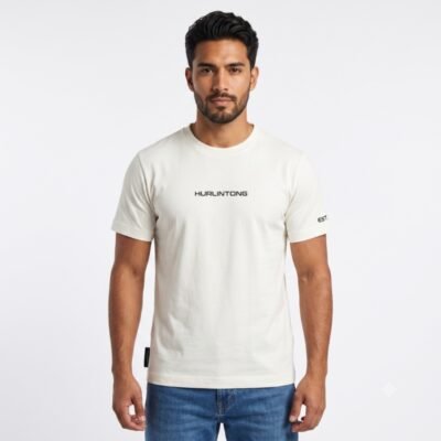 Camiseta Cuello Redondo Hurlintong Para Hombre