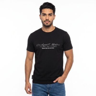 Camiseta Cuello Redondo Hurlintong Para Hombre