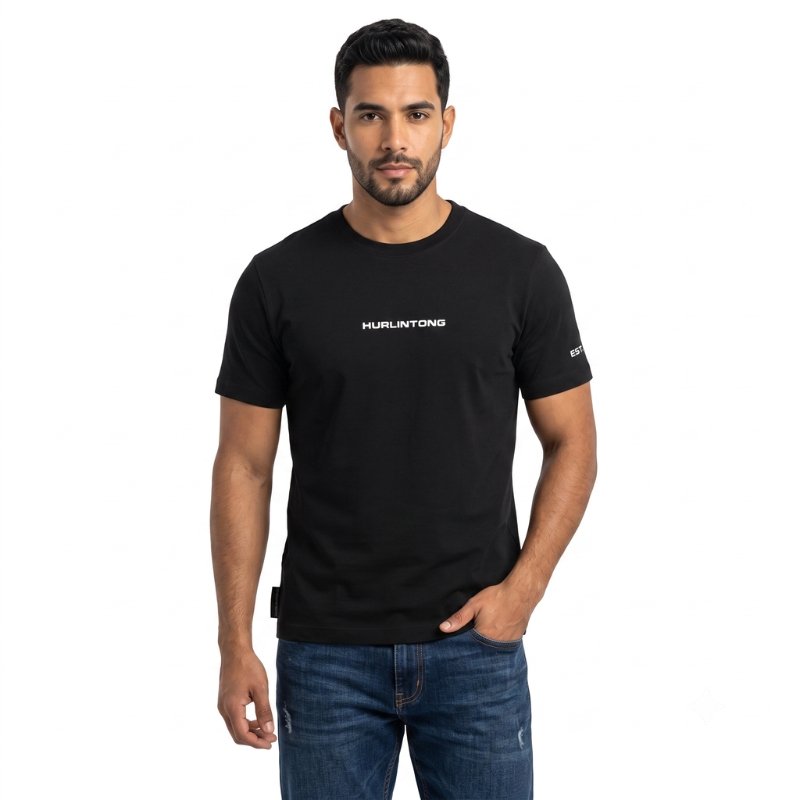 Camiseta Cuello Redondo Hurlintong Para Hombre