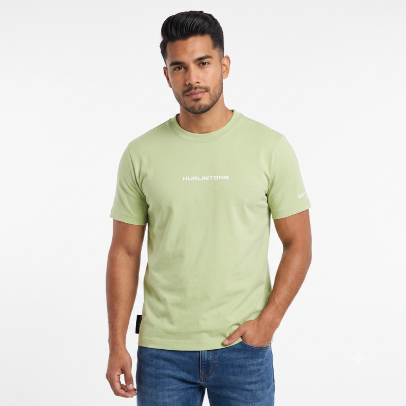 Camiseta Cuello Redondo Hurlintong Para Hombre