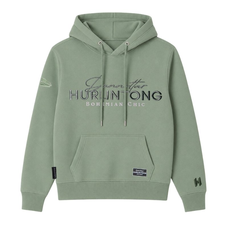 Buzo Con Capota En Algodon Hurlintong Para Hombre - Imagen 5