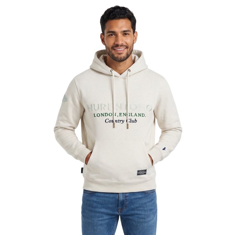 Buzo Con Capota En Algodon Hurlintong Para Hombre